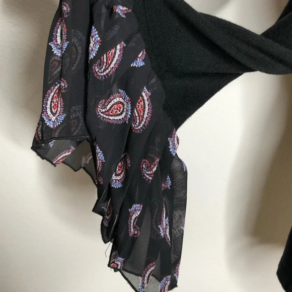 7th Avenue woman’s top.  Long sleeves black size M - Picture 4 of 8